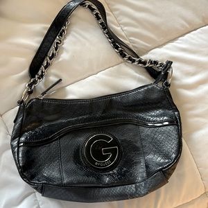Guess Vintage Black Shoulder Bag A03